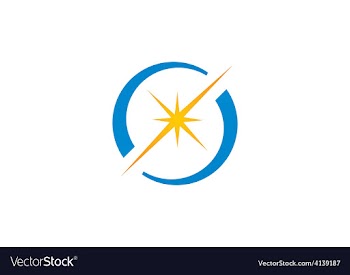  					Spark star shine circle logo vector&nbsp;image														