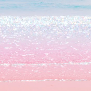 Sparkle beach waves pastel image background