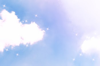Sparkle cloud light blue background image