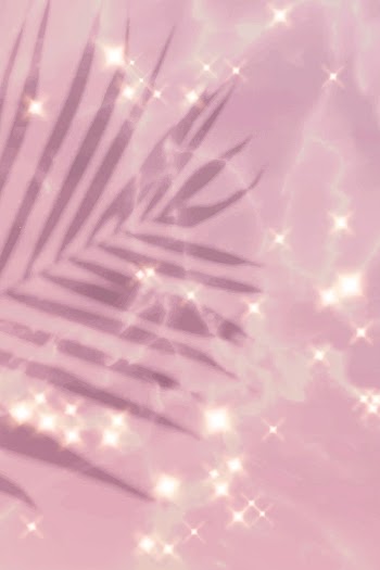 Sparkle effect tropical leaf background