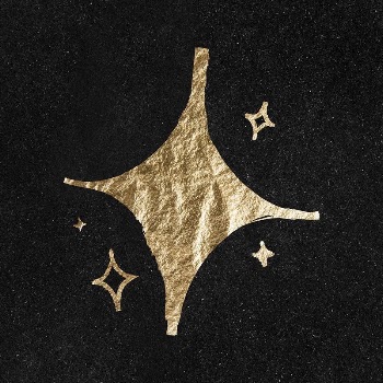 Sparkle sticker, gold aesthetic illustration | Free PSD Illustration - rawpixel
