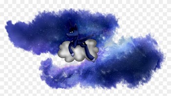 Sparklenikki, Cloud, Ethereal Mane, Princess Luna, - Illustration