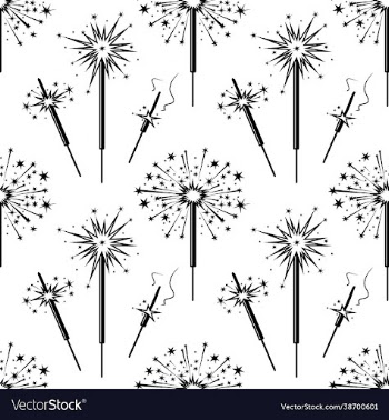 sparkler seamless background for holiday