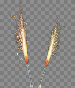Sparklers transparent background image
