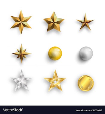 sparkles icon set eps10