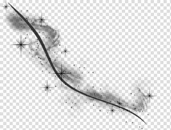 Sparkles Stars , black and white abstract painting transparent background PNG clipart
