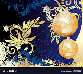Sparkling Christmas Background vector image