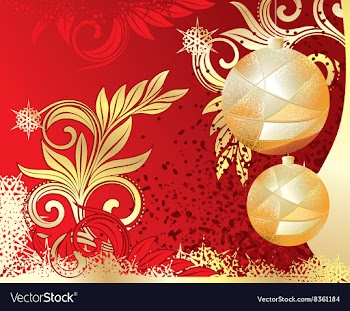 Sparkling Christmas Background vector image