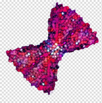 Sparkly Bows Brush Set with Included, pink and red ribbon transparent background PNG clipart