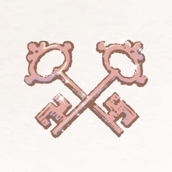 Sparkly crossed keys, object aesthetic | Free Photo Illustration - rawpixel