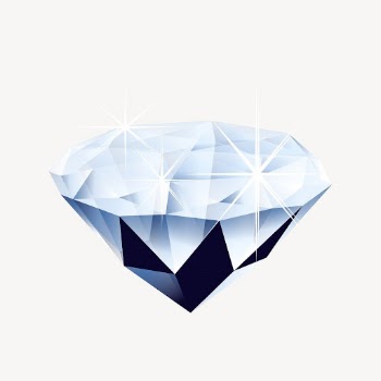 Sparkly diamond clipart, jewelry illustration | Free Vector - rawpixel