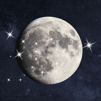 Sparkly moon clipart, space aesthetic | Free Photo - rawpixel