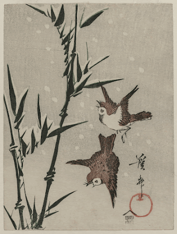 
Sparrows, Bamboo and Falling Snow | Free Photo - rawpixel
