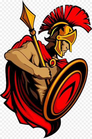Spartan army Ancient Greece Trojan War Clip art - Vector soldier 