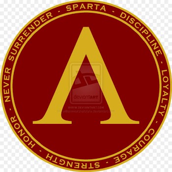 Spartan army Shield Aspis Molon labe - Gold Seal 