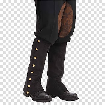 Spats Steampunk Suede Clothing Accessories Costume, boot transparent background PNG clipart