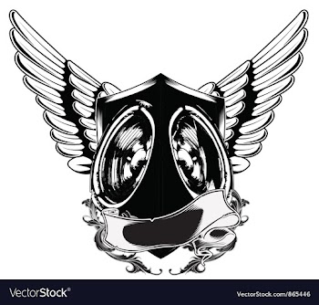 Speaker emblem vector image