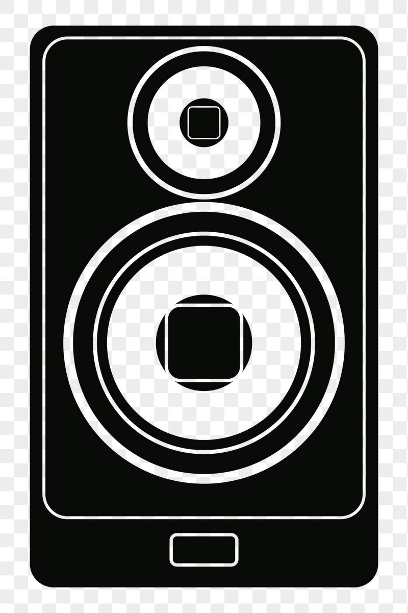 Speaker png sticker illustration, transparent | Free PNG - rawpixel