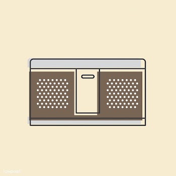 Speaker stereo icon vector illustration | Free stock vector - 16663