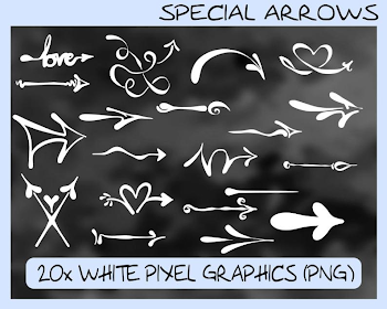 Special Arrows 20 hand drawn pixel & vector cliparts png svg | PNGio