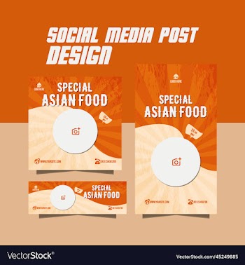 special asian food flyer instagram food post