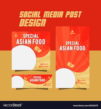 special asian food menu flyer design