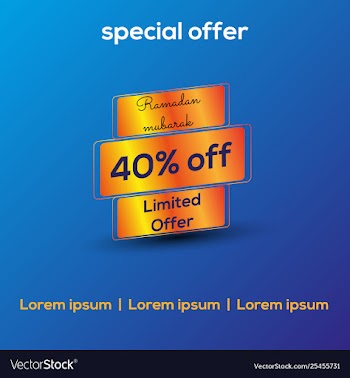 Special discount offer vector image