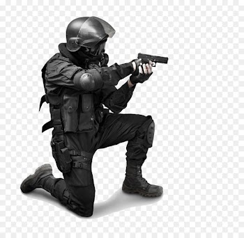 Special Forces Military Stock photography Soldier - Man holding a pistol 