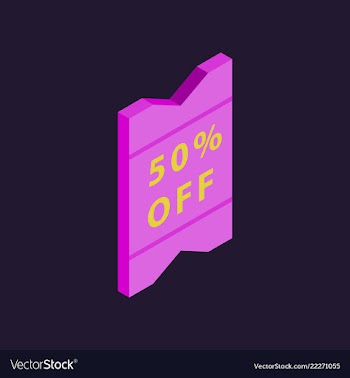 Special offer sale tag isolated discount offer vector image