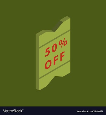 Special offer sale tag isolated discount offer vector image
