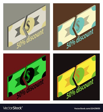 Special offer sale tag isolated discount offer vector image