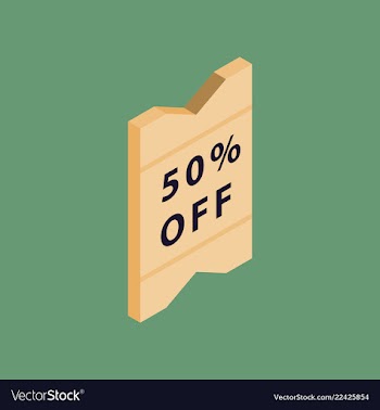 Special offer sale tag isolated discount offer vector image