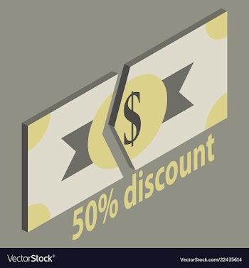 Special offer sale tag isolated discount offer vector image
