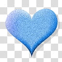 Speckled Hearts, blue heart artwor k transparent background PNG clipart
