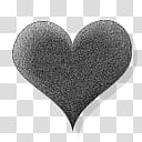 Speckled Hearts, gray heart illustration transparent background PNG clipart