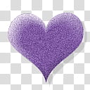 Speckled Hearts, purple heart illustration transparent background PNG clipart