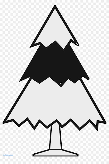 Spectacular Boy Dog Christmas Tree Clip Art Black And - Tree Line Drawing Clip Art