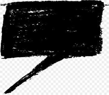 Speech balloon Black and white Text - text bubble 