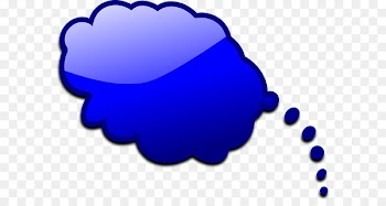 Speech balloon Blue Clip art - think about bubbles 
