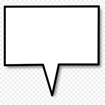 Speech balloon Box Callout - Blank Conversation Bubble 