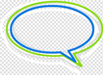 Speech balloon Bubble, Colorful Line dialog transparent background PNG clipart