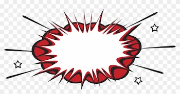 Speech Balloon Cartoon Comics - Cartoon Explosion Png
