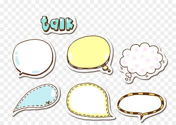 Speech balloon Cartoon Dialogue - Cute cartoon side section 