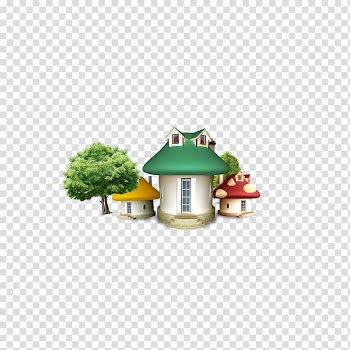 Speech balloon , Cartoon house transparent background PNG clipart