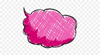 Speech balloon Cartoon Pink - Pink bubbles 
