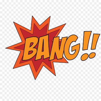 Speech balloon Clip art - bang decorative editable text bubbles 