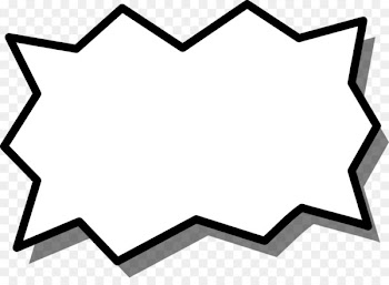 Speech balloon Comics Template Clip art - COMIC BUBBLE 