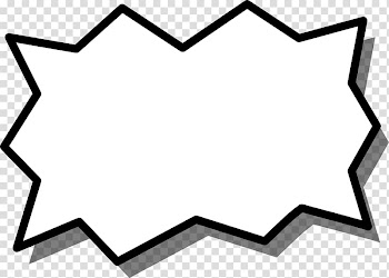 Speech balloon Comics Template , COMIC BUBBLE transparent background PNG clipart