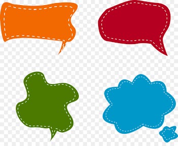 Speech balloon Dialog box Bubble - Colorful dialog bubbles 