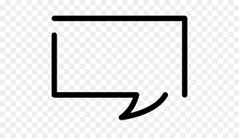 Speech balloon Dialogue Text - Square bubble 